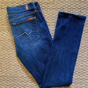 7 for all mankind straight leg jeans